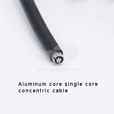 aluminum core single core concentric cable